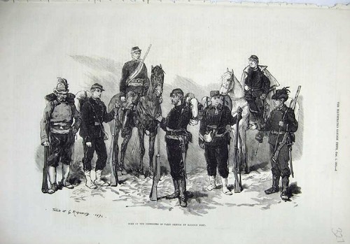 Original old antique print - original,