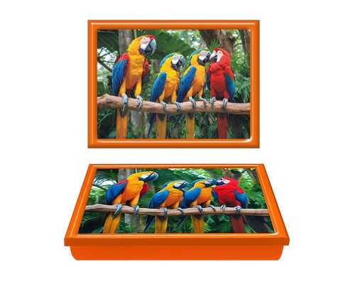 Parrots lap tray - tray, dinner