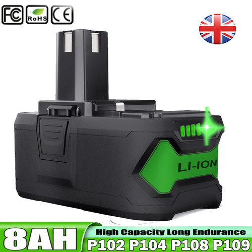 18v 0ah battery - 8.0ah, for
