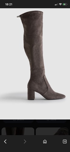 Primark ladies grey faux - ladies, suede
