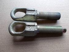 Qty 2 Stocks Tractor Dual Wheel Hexbolts / Eyenuts to suit John Deere Rear