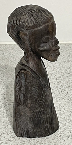 Small 13cm high - hand, carved