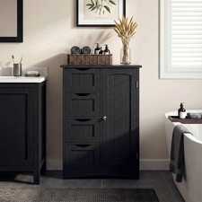 Wooden Bathroom Floor Cabinet