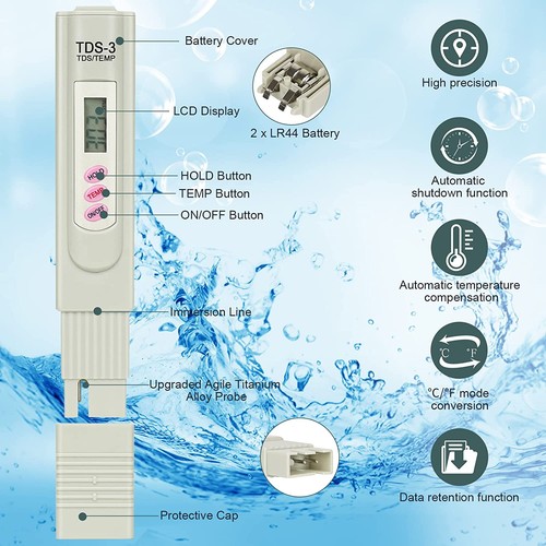 Digital tds meter water - tds,
