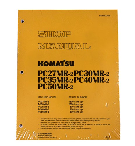 Komatsu pc27mr pc30mr 2 - pc27mr-2,, pc30mr-2