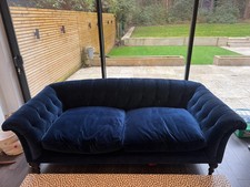 Sofa.com blue velvet