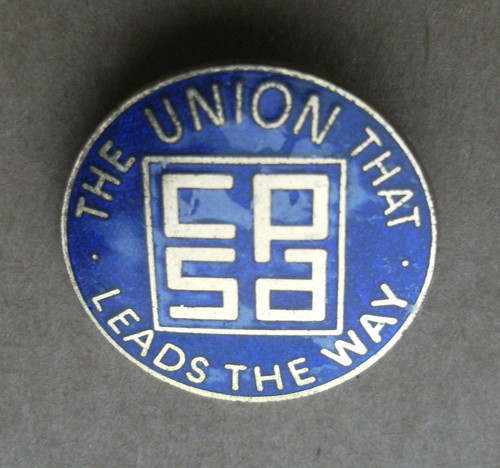 Trade union pin - trade, cpsa