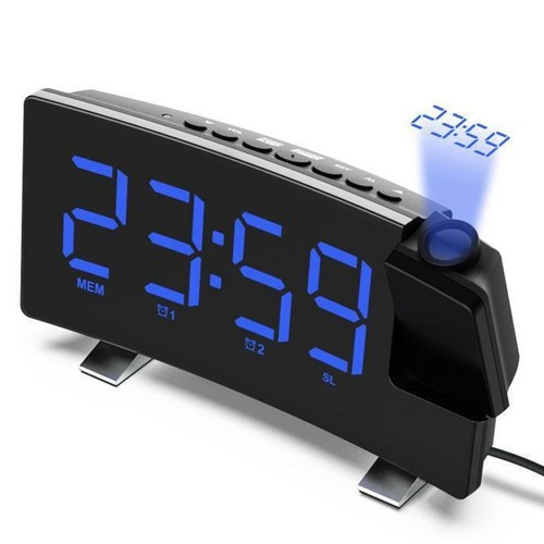 Radio projection alarm clock - radio,