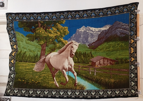 Vintage fabric tapestry - fabric,
