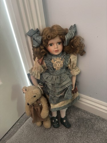 Porcelain doll ceramic dolls - doll,