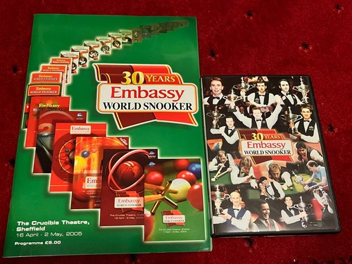 Years embassy snooker rare - 30,