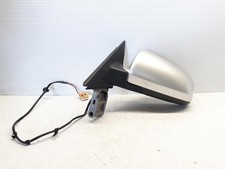 05-09 AUDI A4 B7 CABRIOLET N/S PASSENGER DOOR WING MIRROR BLACK LZ9Y 8H2858531E