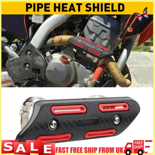 Red pipe heat shield cover - red,