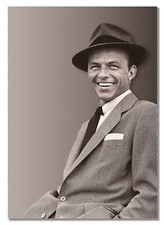 Frank Sinatra Poster Swing Actor Music Star Photo Famous Pose Smile Hat Picture