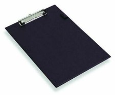 BLACK A4 FOOLSCAP CLIPBOARD