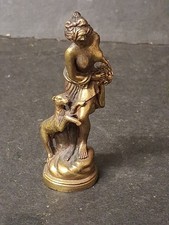 Miniature Bronze Lady With