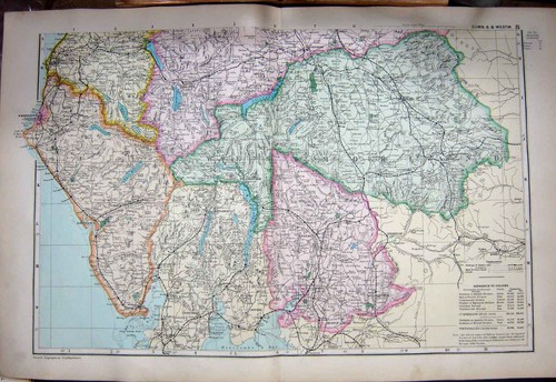 Original old antique - antique, map