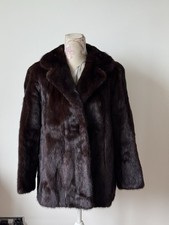 Mahogany Ranch Mink Fur Coat