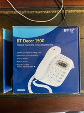 BT Decor Corded 1500 Telephone Answering Machine