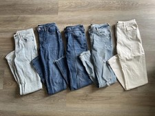 Bundle Of 5 Pairs Ladies Jeans Levi’s M&S Size 10/12 Waist 28/29 Skinny Straight