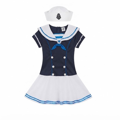 Sailor girls fancy dress - fancy, navy