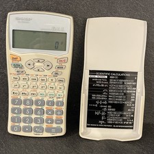 Sharp EL-531WH Scientific School Calculator  Advanced DAL EL-531 With Cover