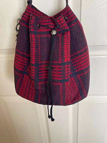 Kipling red black plaid nylon - kipling, red/black