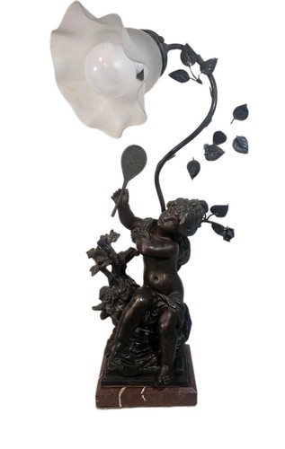 Antique spelter figural - antique,