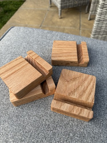 Solid oak mobile phone - oak,