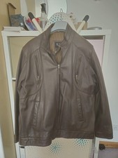 Mens BROWN leather Jacket
