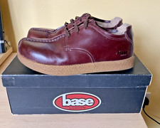 Base London  Shoes Mens Brown Leather Voyager Waxy Lace Ups UK 6.5