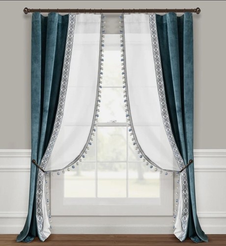 Luxury vintage velvet sheer - luxury,