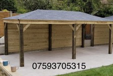 Wooden gazebo 2800 - 6m, £2800