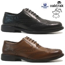 MENS LEATHER BROGUES SMART