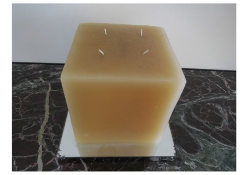Cube candle habitat art - candle, deco