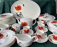 CLEARANCE! Susie Cooper Wedgwood Cornpoppy Dinner Plates Side Plates Tureens