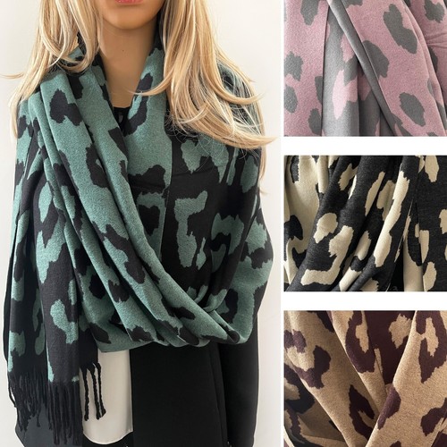 Leopard print winter - print,