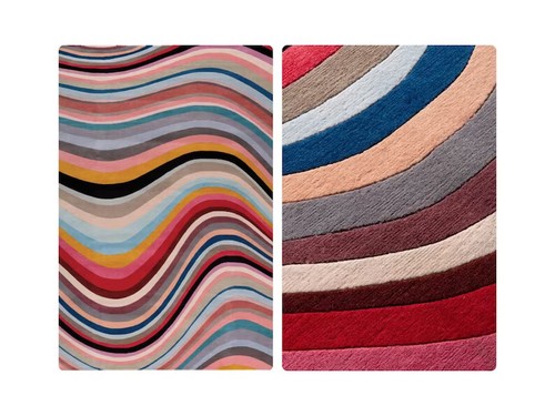 Hand tufted multi - multi, stripe