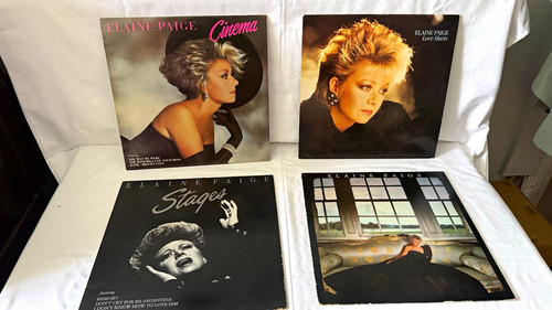 Elaine paige vinyl - elaine, x4