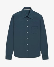 Carol Christian Poell Navy Tailored Shirt - SS96 "Piercing" Mens US M / EU 48-50