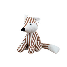 Striped fox door stop - fox,