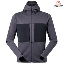 Berghaus Mens MTN Guide MW Hooded Jacket (Grey Pinstripe/Jet Black) Size M