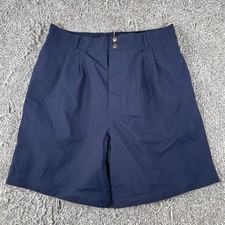 ZR Gore-Tex Shorts Men's Large Navy Blue Golf Weather Gear Performance Easy Care
