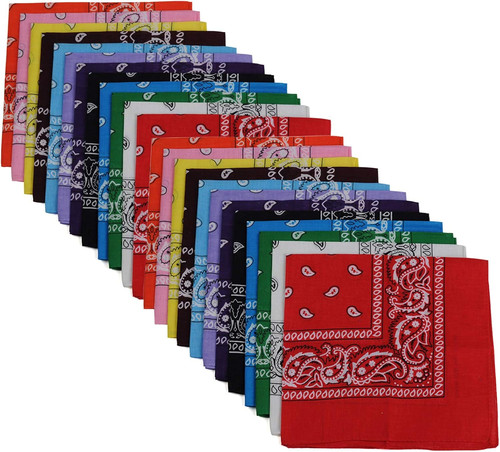 Bandanas 24pcs 22 inch - 24pcs,