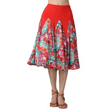 Flamenco Ballroom Dance Skirt