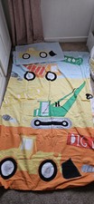 Next Single Duvet Cover Bedding Set Construction Diggers