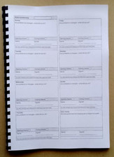 Food Standards Agency 4 Weekly Review Diary-Restaurant-Takeaway-66 Sheets-1 Year