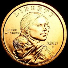 2001 D $1 Sacagawea Native