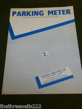 ORIGINAL SHEET MUSIC - PARKING METER