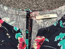 George ASDA Navy Floral Womens